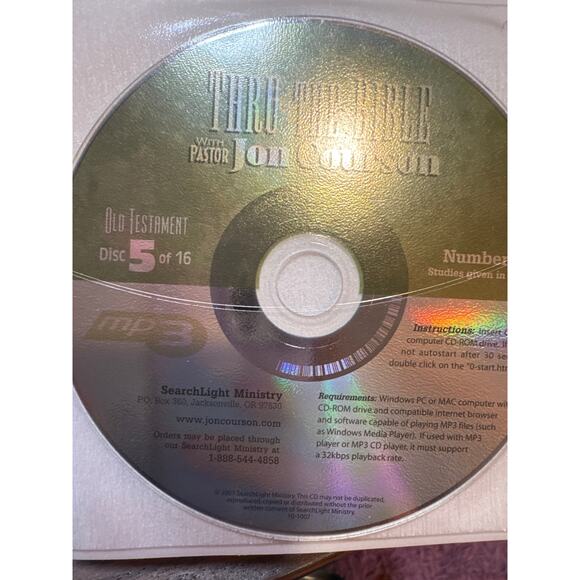 Old Testament Audio Bible – 16 CD Set (2003) Jon Courson - Picture 5 of 5